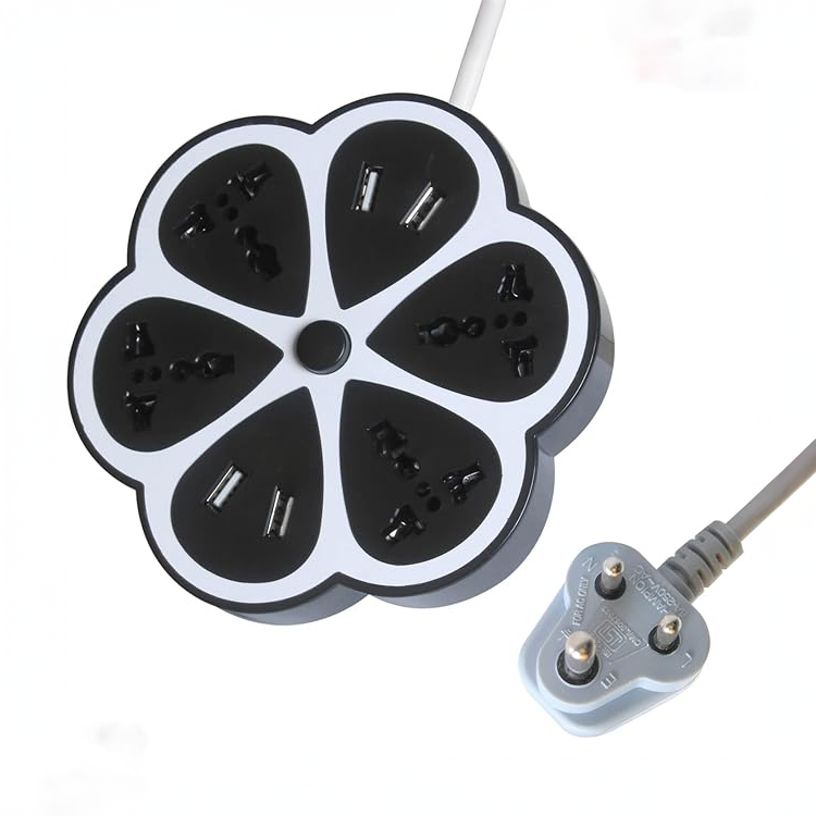 4 Socket & 4 USB Ports