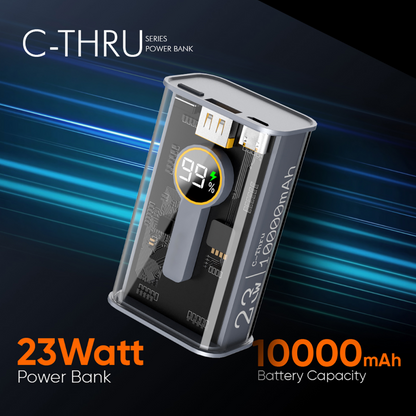C-Thru 10000mAh Power Bank